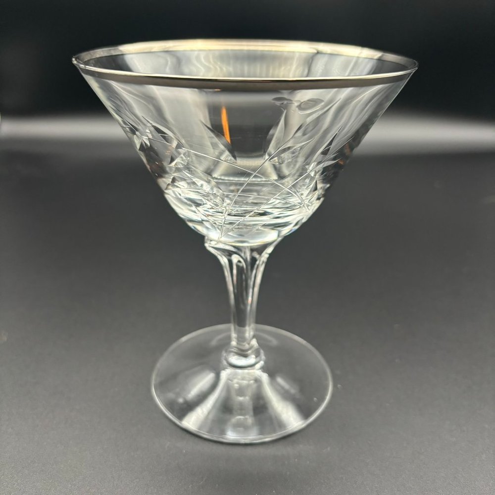 Fostoria Bridal Belle Crystal Champagne/Sherbet Stem set of three